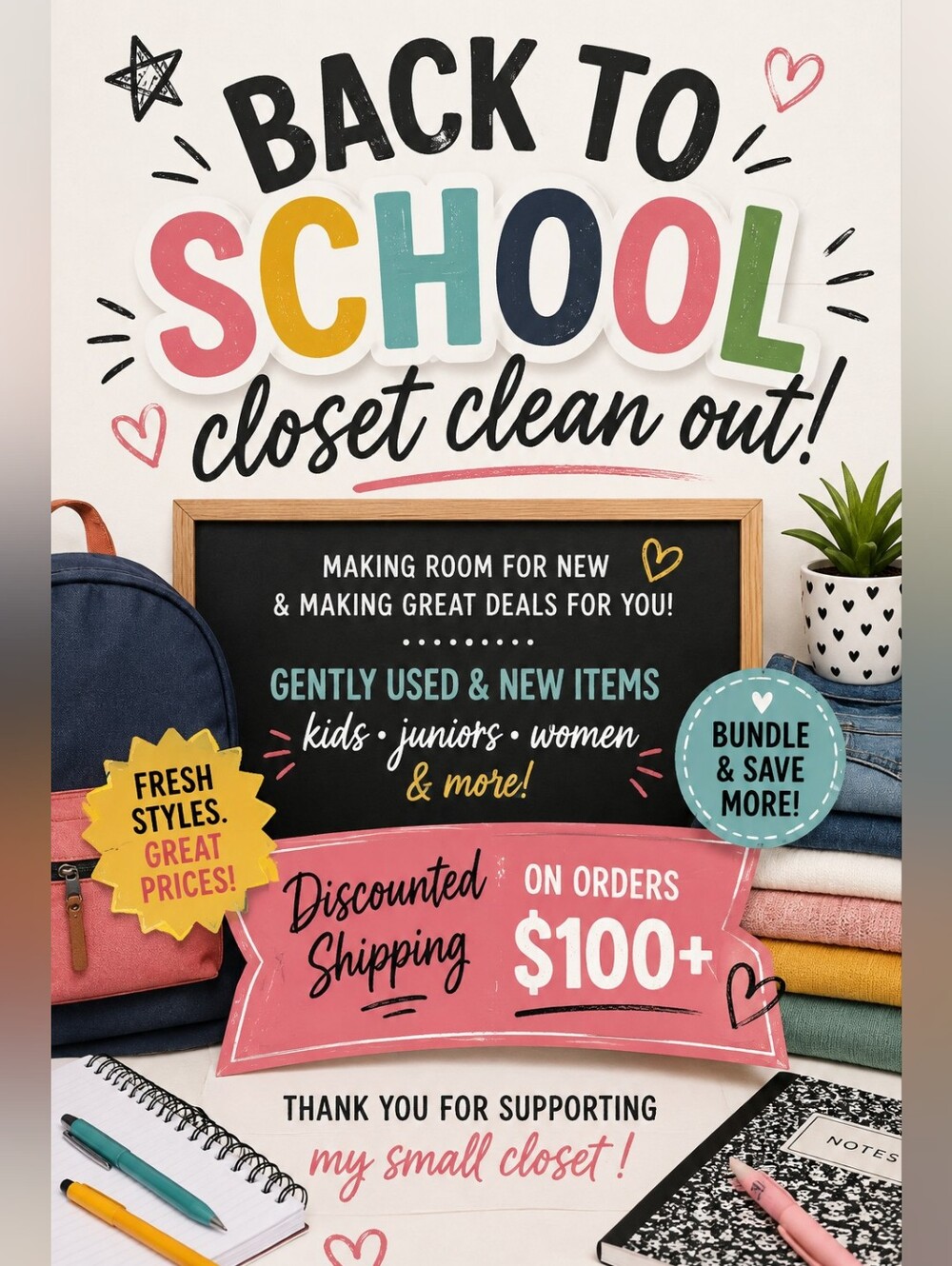 Back To School Sale